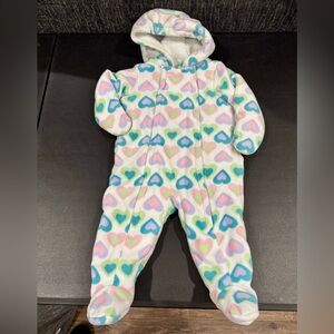 Cuddle Bear Fleece Bunting Size 9 months